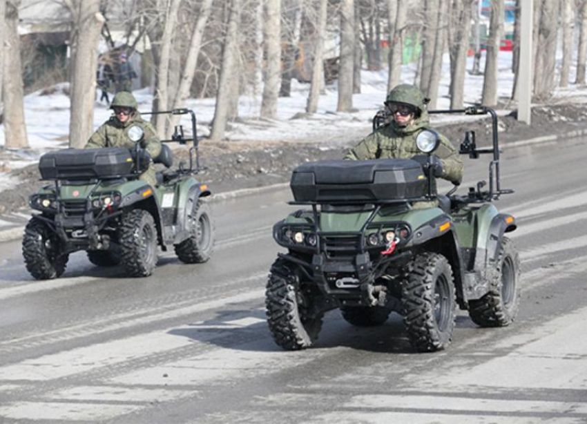 В военном параде в Ставрополе впервые примут участие мотовездеходы Южного военного округа